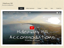 Tablet Screenshot of hideawayhill.com